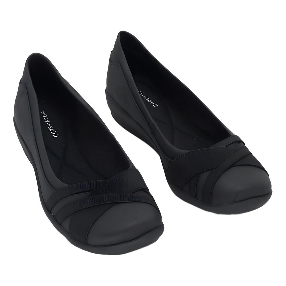 Easy Spirit Acasia Slip-On Flats Slide Black Size 9M